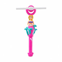 Baghetă magică cu lumini , Sirenă roz deschis, 38 cm - jucarie pentru copii