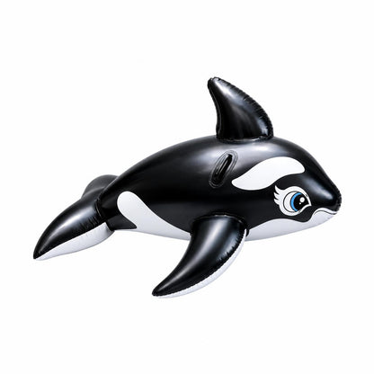 Balenă gonflabilă Ride-On Orca, 165 cm, pentru piscină și plajă