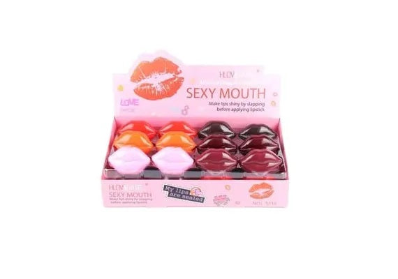 Balsam de buze hidratant Sexy Mouth , Hidratare intensa stralucire naturala, 24buc set