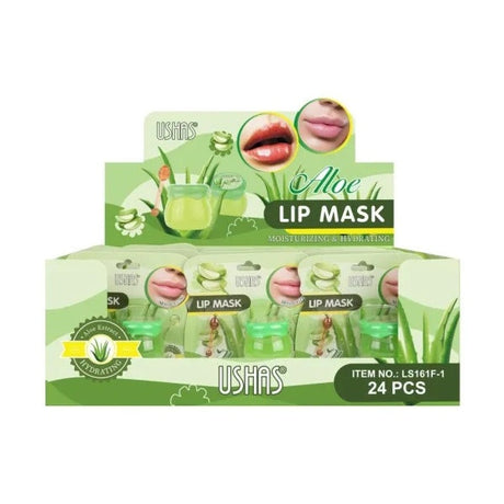 Balsam de Buze USHAS Lip Mask Aloe Vera 6g , Hidratare Intensa si Regenerare Naturala