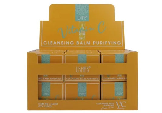 Balsam Demachiant Purifiant cu Vitamina C USHAS , Iluminare si Curatare Profunda, 63g