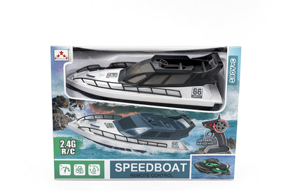 Barca cu radiocontrol 2.4 GHz, Speedboat, model rapid, design realist