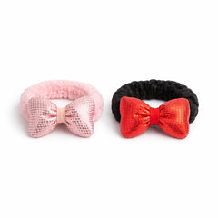 Bentita cosmetica roz cu funda mare pentru machiaj si ingrijire