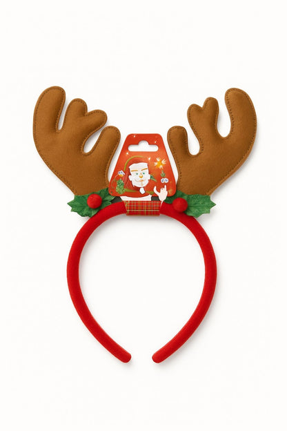 Bentita Craciun cu coarne de ren pentru petreceri festive