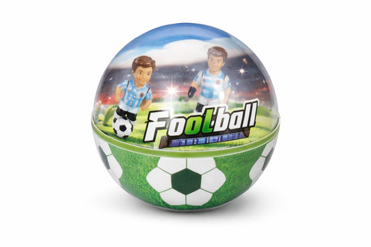 Bila cu surpriza fotbal 9.5 cm cu figurina , model aleator