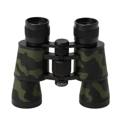 Binoclu pentru Copii 6x35 mm, Model Camuflaj, Jucarie Educativa pentru Explorare