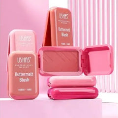 Blush Buttermelt USHAS Rubor Fard 4.5g , Textura Matasoasa si Culoare Delicata