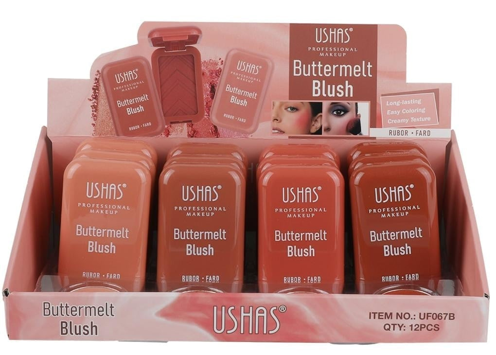 Blush Buttermelt USHAS Rubor Fard 4.5g , Textura Matasoasa si Culoare Delicata