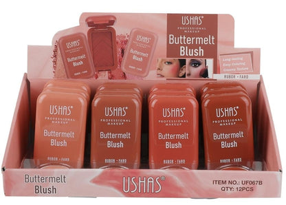 Blush Buttermelt USHAS Rubor Fard 4.5g , Textura Matasoasa si Culoare Delicata