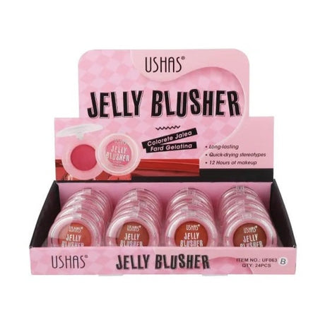 Blush Jelly USHAS 4.8g , Textura Gelatina si Culoare Naturala