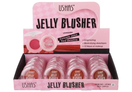 Blush Jelly USHAS 4.8g , Textura Gelatina si Culoare Naturala
