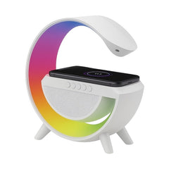 Boxa Bluetooth cu Incarcare Wireless si Lumina LED RGB, Stand Telefon, Model BT-2301
