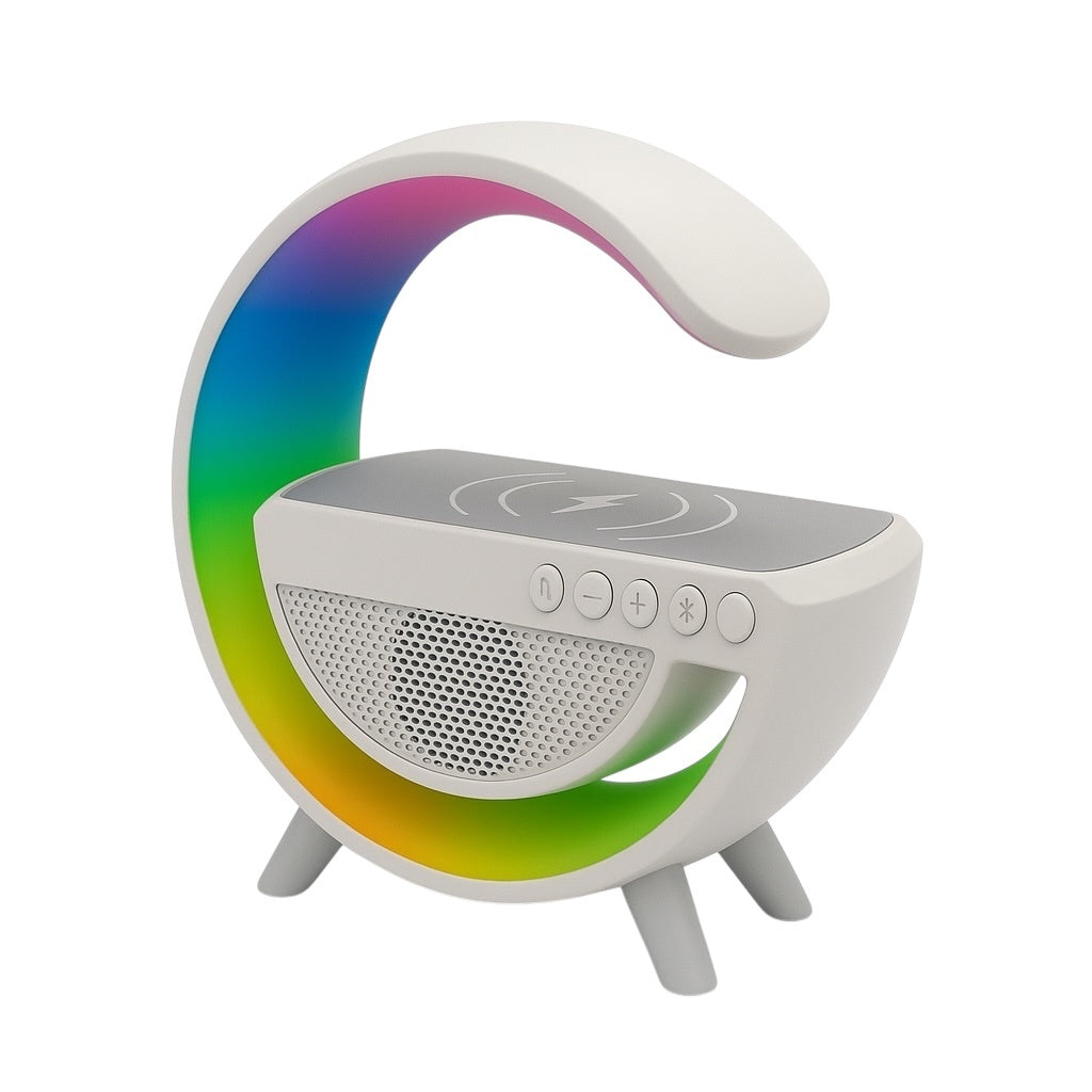 Boxa LED RGB G500 cu incarcare wireless 15W si design modern