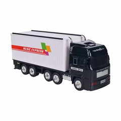 Boxă portabilă Bluetooth în formă de camion Music Express cu radio FM, USB, TF și funcție selfie, Alb