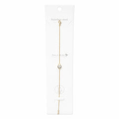 Bratara aurie Roxe reglabila cu cristal central elegant 20cm