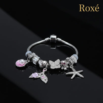 Bratara dama ROXE cu charmuri marine si elemente stralucitoare, model elegant