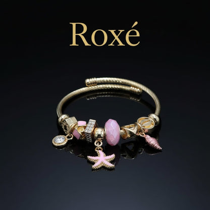 Bratara dama ROXE cu charmuri marine si pandantive, model elegant, culori mix