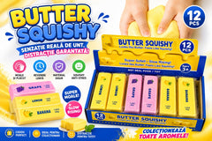Butter Squishy Antistres cu Arome Fructate, Jucarie Senzoriala Moale, Slow Rising