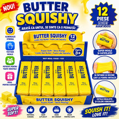 Butter Squishy Antistres, Jucarie Senzoriala Moale Tip Unt, 21.5cm Slow Rising, Super Soft