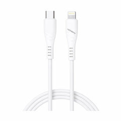 Cablu de incarcare si date USB-C Lightning Hongyu HY-SJX40, 66W, 1m, fast charge, alb