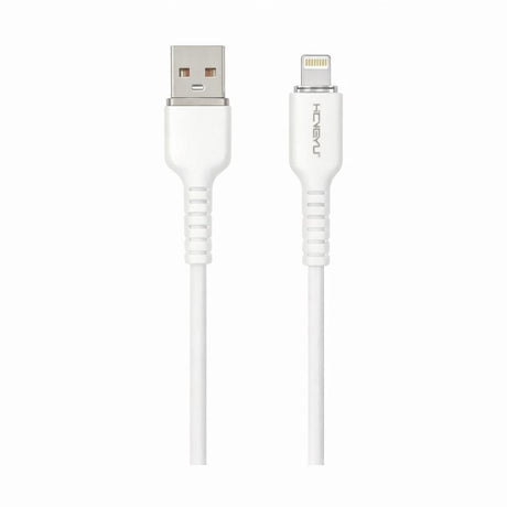 Cablu de Încărcare USB, 66W, Silicon Ultra Moale, Alb, Încărcare Rapidă
