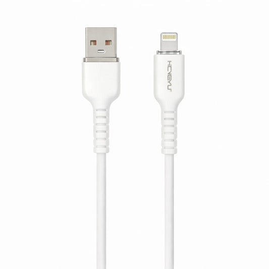Cablu de Încărcare USB, 66W, Silicon Ultra Moale, Alb, Încărcare Rapidă