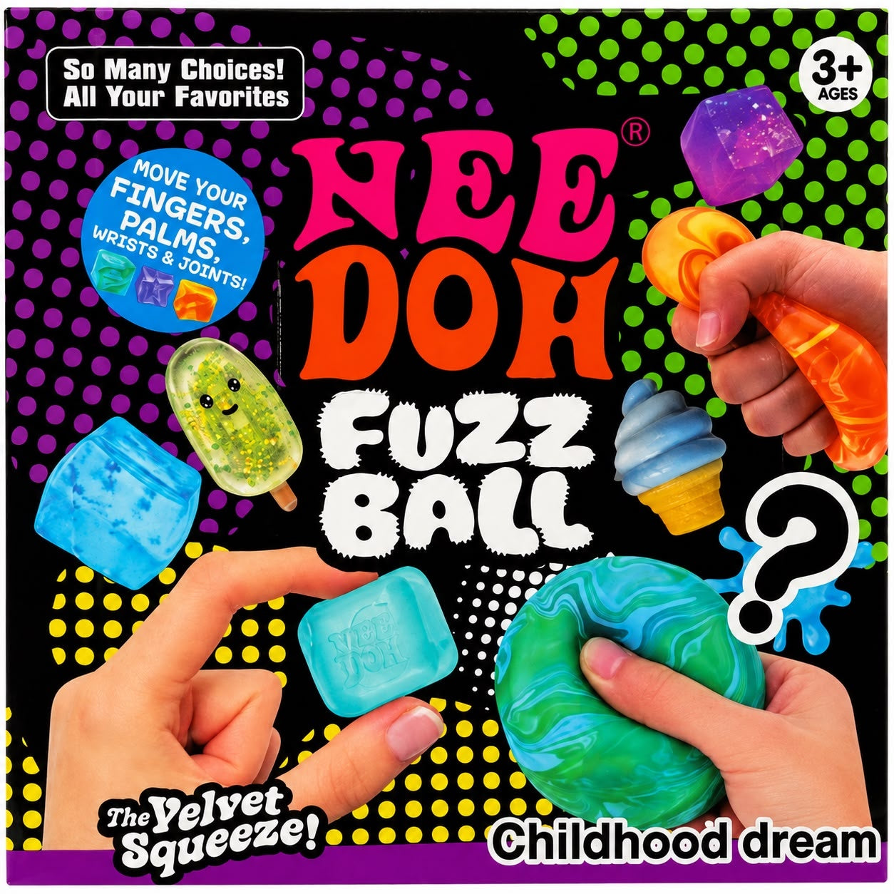 Calendar Surpriză cu Mini Squishy Antistres, 10 Modele Surpriză, Jucării Senzoriale pentru Copii 3+
