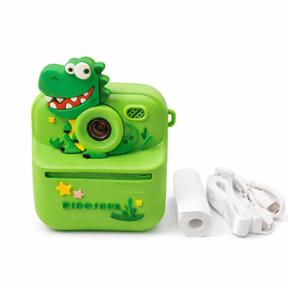 Cameră de Jucărie pentru Copii, Tematică Dinozaur, Plastic, Verde