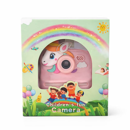 Camera foto copii unicorn cu print instant, reincarcabila, accesorii incluse, mov