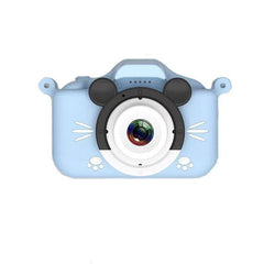 Camera foto digitala pentru copii 4800 MP, 8x zoom, model soricel albastru, 13x12cm