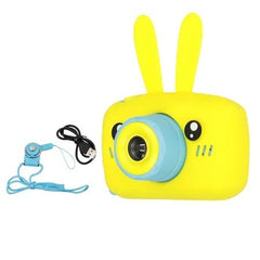 Camera Foto pentru Copii cu Ecran, Video, Jocuri si Design Iepuras, Jucarie Educativa