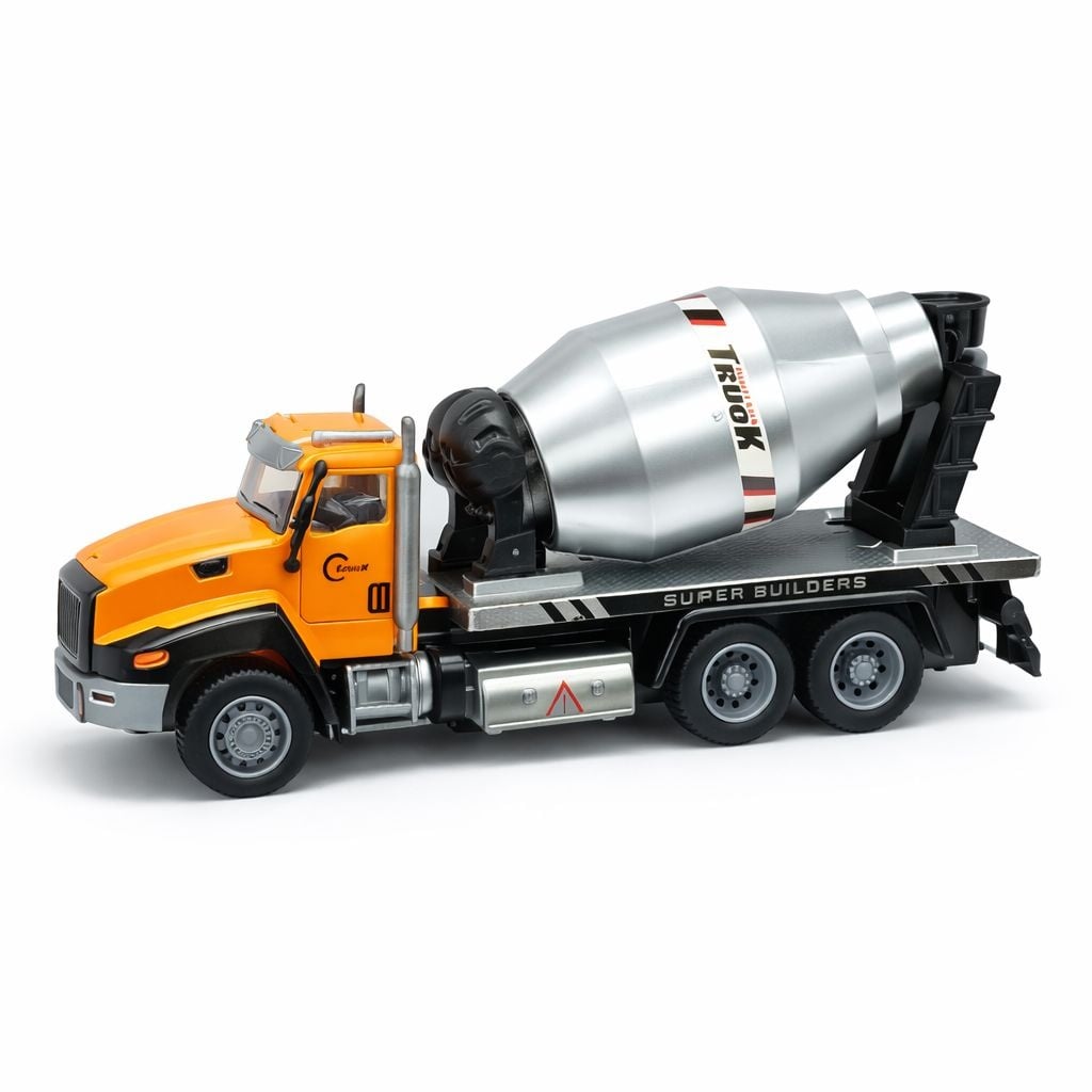 Camion betoniera de constructii, model die-cast din metal, 26.5cm