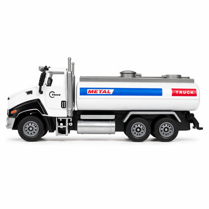 Camion cisterna alb 26.5x11 cm jucarie copii plastic