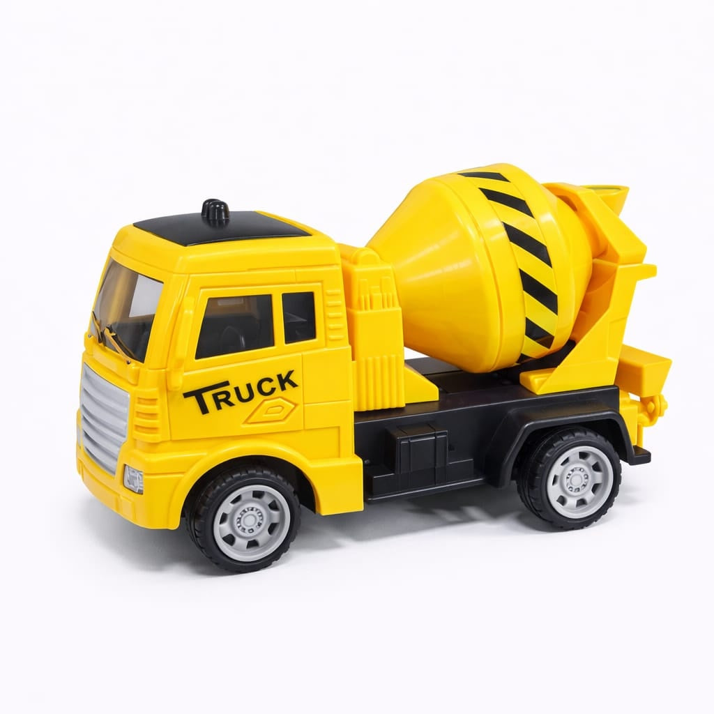 Camion de construcții cu lumini și telecomandă din plastic City Builders