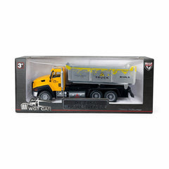 Camion de constructii, tip basculanta , model die-cast din metal 26.5cm