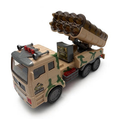 Camion Militar cu Lansator de Rachete , 4D Lights, 27 x 13 cm
