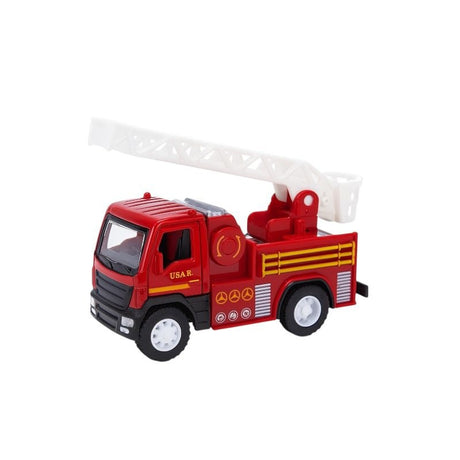 Camion Pompieri Urban Series Rosu , Scara 1:32 Scara Mobila Jucarie Copii 3+