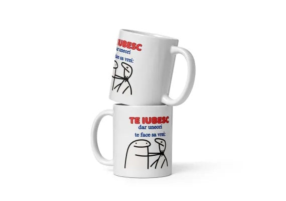 Cana ceramica 330 ml , Modele unice si rezistenta sporita, ideala pentru uz zilnic