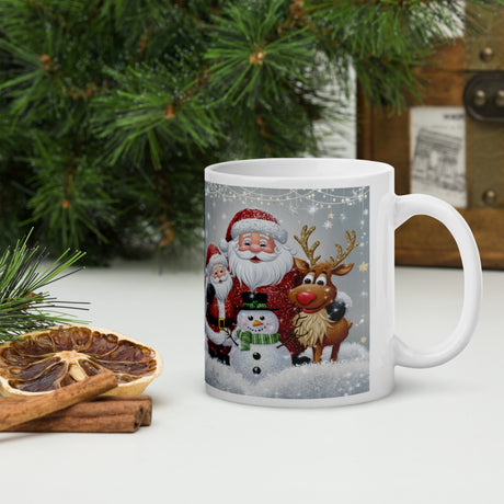 Cana ceramica Craciun 330 ml (11 oz) , design festiv, rezistenta, Engros