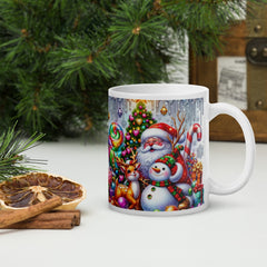 Cana ceramica Craciun 330 ml (11 oz) , design festiv, rezistenta