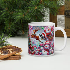 Cana ceramica Craciun 330 ml (11 oz) , design festiv, rezistenta
