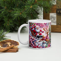 Cana ceramica Craciun 330 ml (11 oz) , design festiv, rezistenta