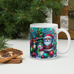 Cana ceramica Craciun 330 ml (11 oz) , design festiv, rezistenta