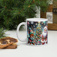 Cana ceramica Craciun 330 ml (11 oz) , design festiv, rezistenta