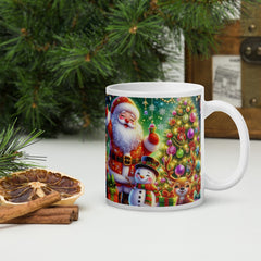 Cana ceramica Craciun 330 ml (11 oz) , design festiv, rezistenta