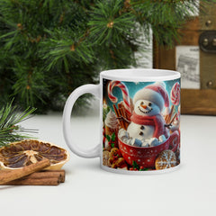Cana ceramica Craciun 330 ml (11 oz) , design festiv, rezistenta