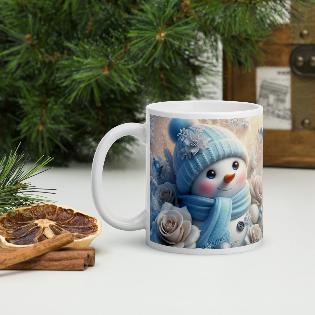 Cana ceramica Craciun 330 ml (11 oz) , design festiv, rezistenta