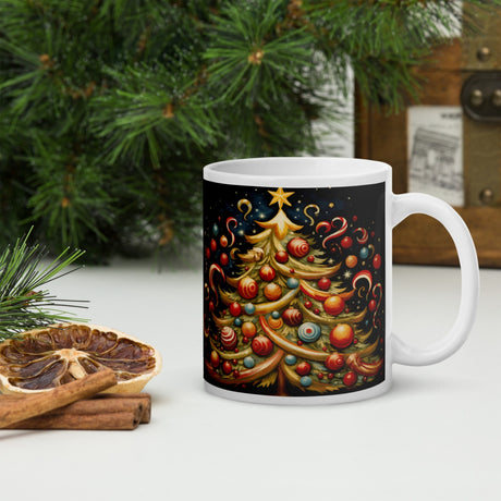 Cana ceramica Craciun 330 ml (11 oz) , design festiv, rezistenta