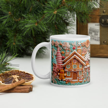 Cana ceramica Craciun 330 ml (11 oz) , design festiv, rezistenta