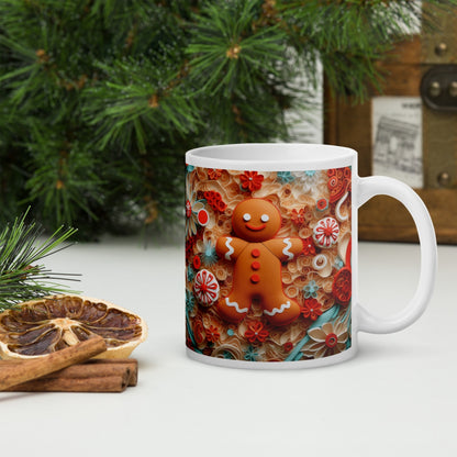 Cana ceramica Craciun 330 ml (11 oz) , design festiv, rezistenta
